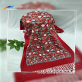 Elegant Design Floral Embroiderd Ladies Polyester Scarf